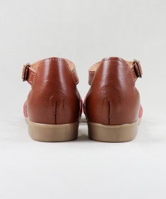 Sandálias de Senhora Ginova em Pele