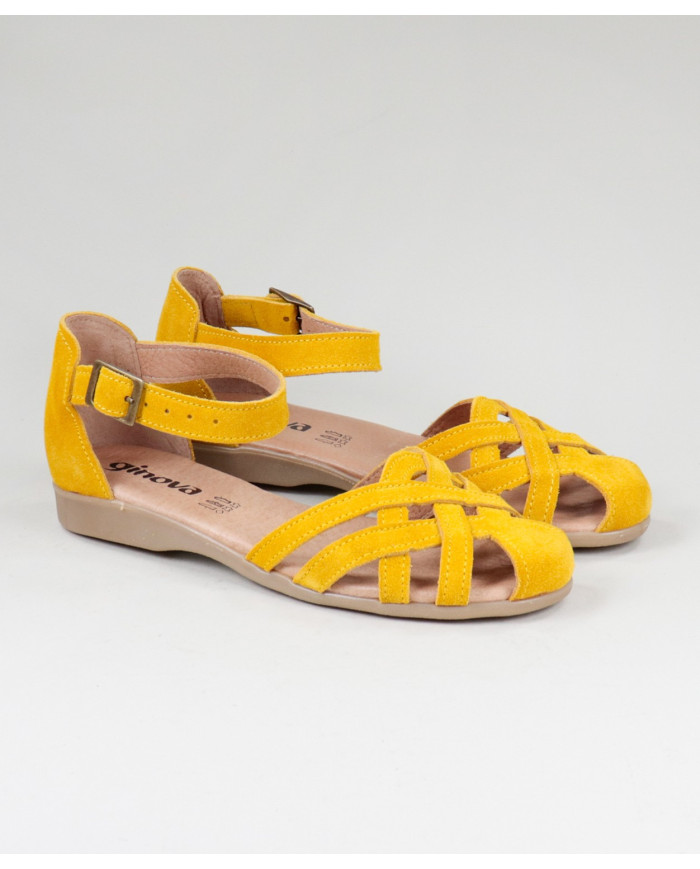 Sandalias de Senhora Ginova en Camurça