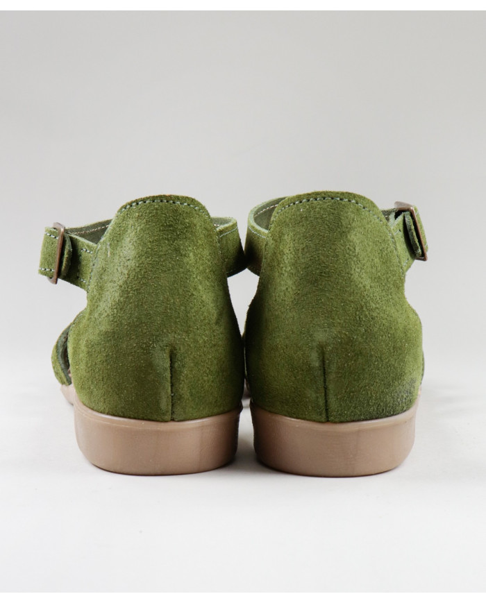 Sandalias de Senhora Ginova en Camurça