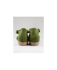 Green Sandals by Senhora Ginova in Camurça
