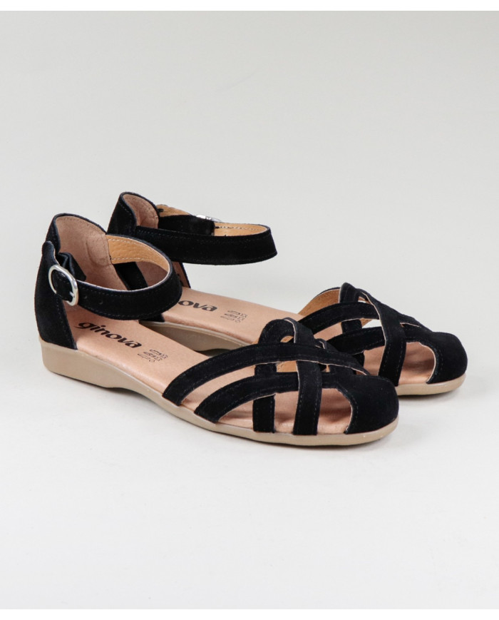 Sandalias de Senhora Ginova en Camurça