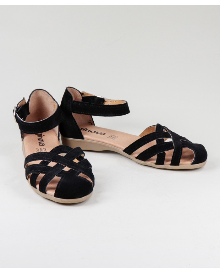 Sandalias de Senhora Ginova en Camurça