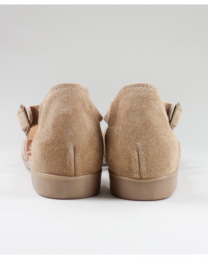 Sandalias de Senhora Ginova en Camurça