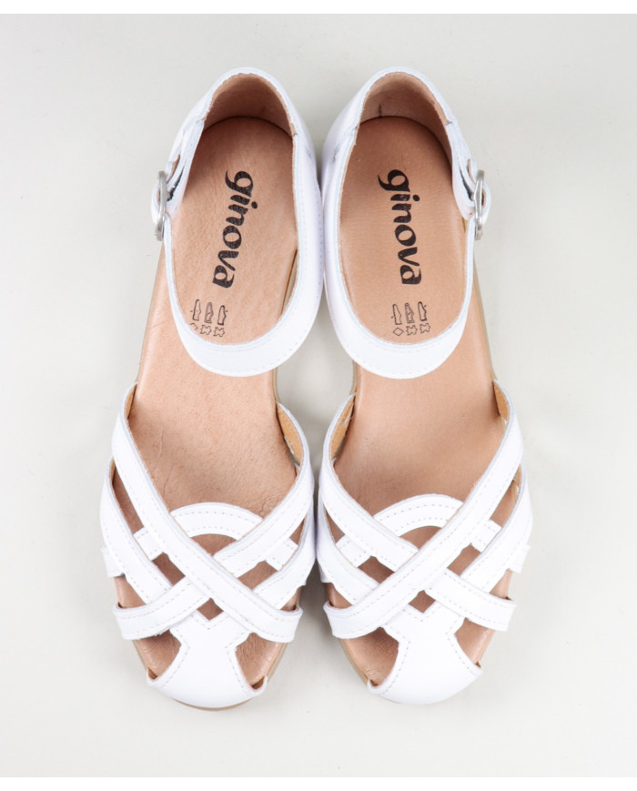 Sandalias de Senhora Ginova en Camurça