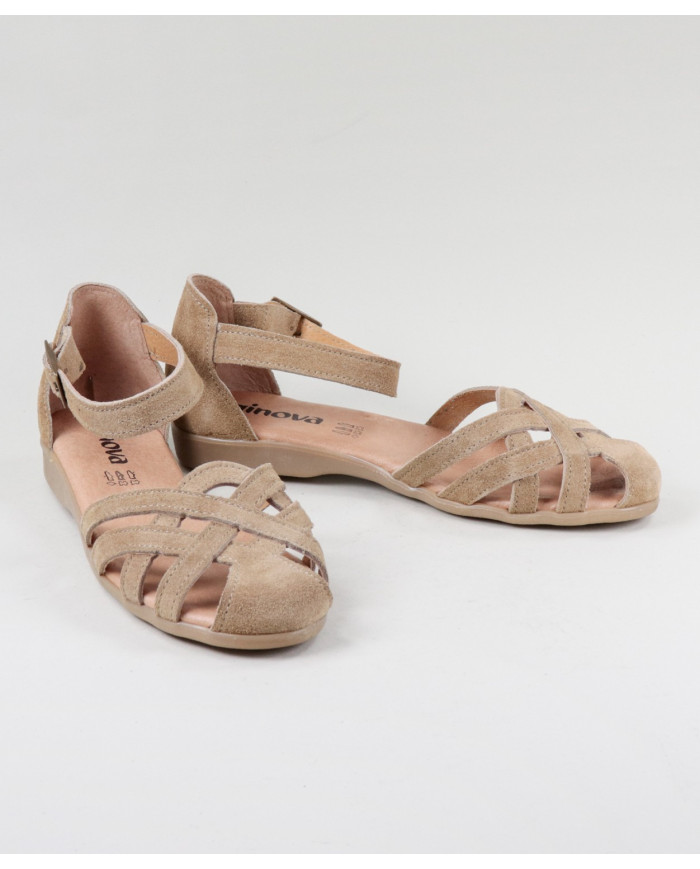 Sandalias de Senhora Ginova en Camurça