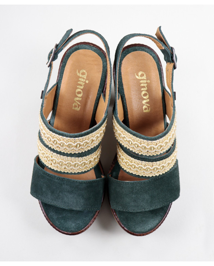 Green Sandals by Senhora Ginova Compensated