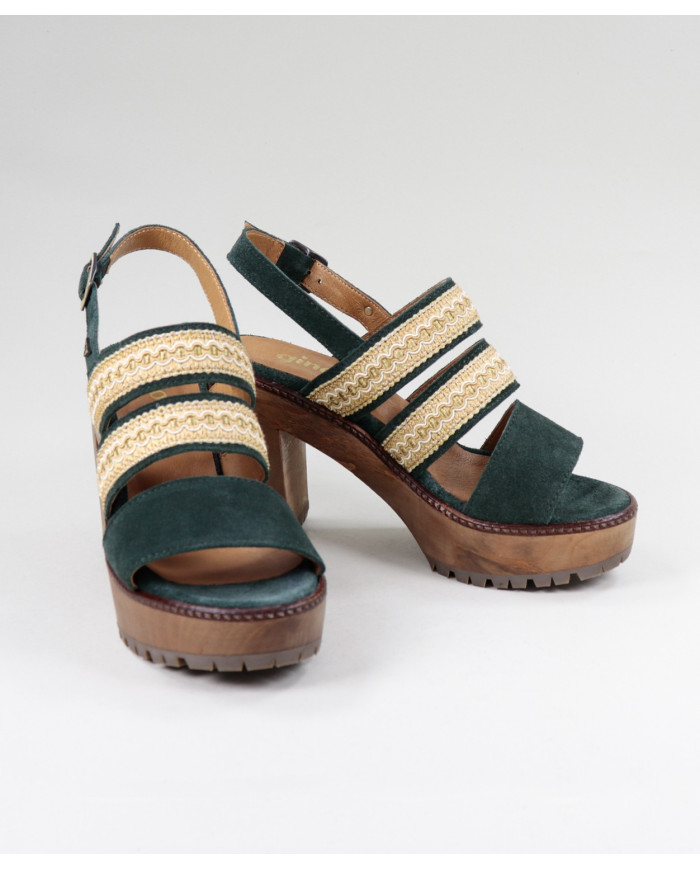 Green Sandals by Senhora Ginova Compensated