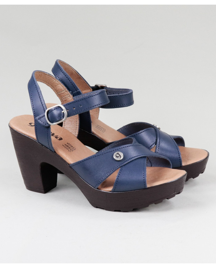 Sandals by Madame Ginova with Cross Strips