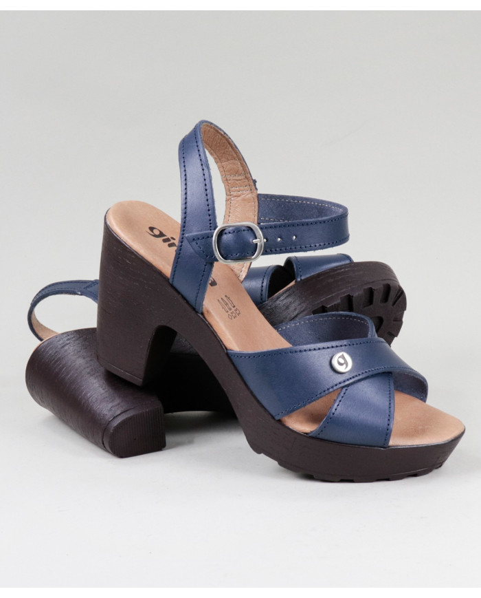 Sandals by Madame Ginova with Cross Strips