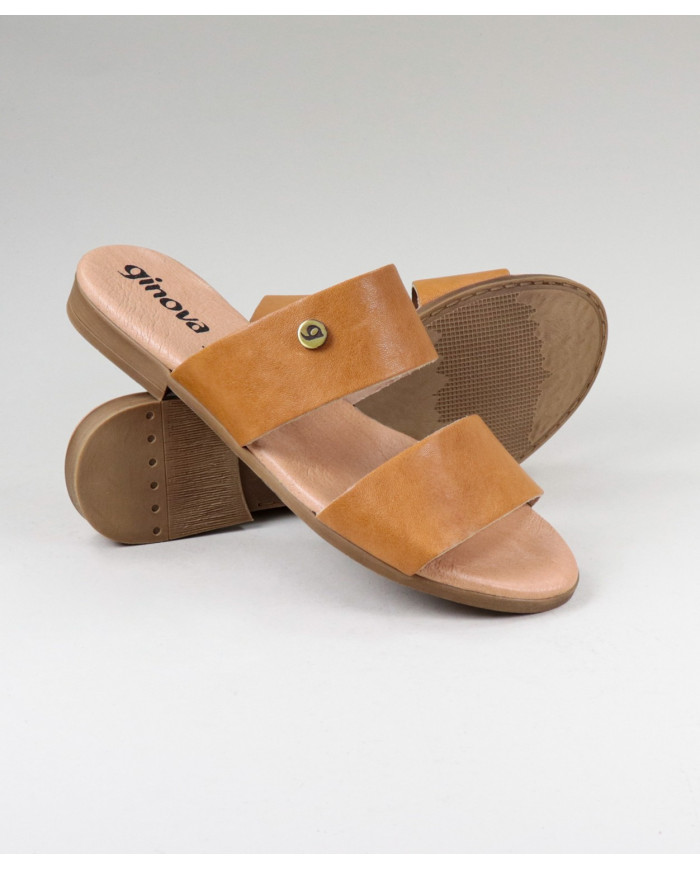 Ms. Ginova Slippers with Strips