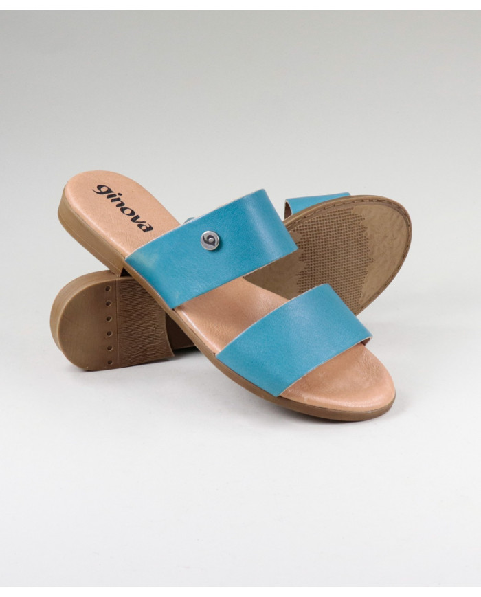 Ms. Ginova Slippers with Strips