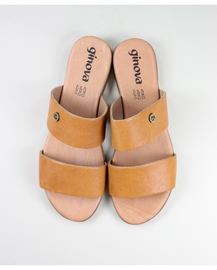 Ms. Ginova Slippers with Strips