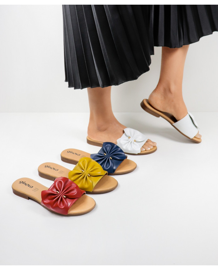 Ms. Ginova Slippers with Lace