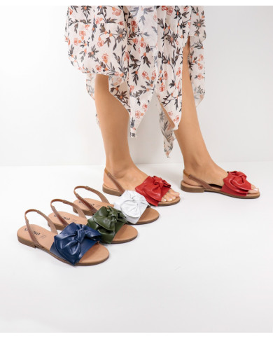 Sandalias de Senhora Ginova con Laço