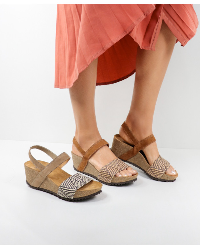 Ginova de Cunha sandals with Elastic