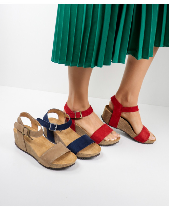 Sandalias de la Sra. Ginova con Apertar Strip