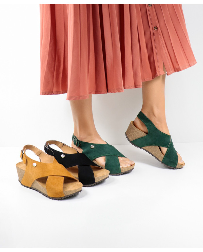 Ginova de Cunha sandals with Anatomical Insole