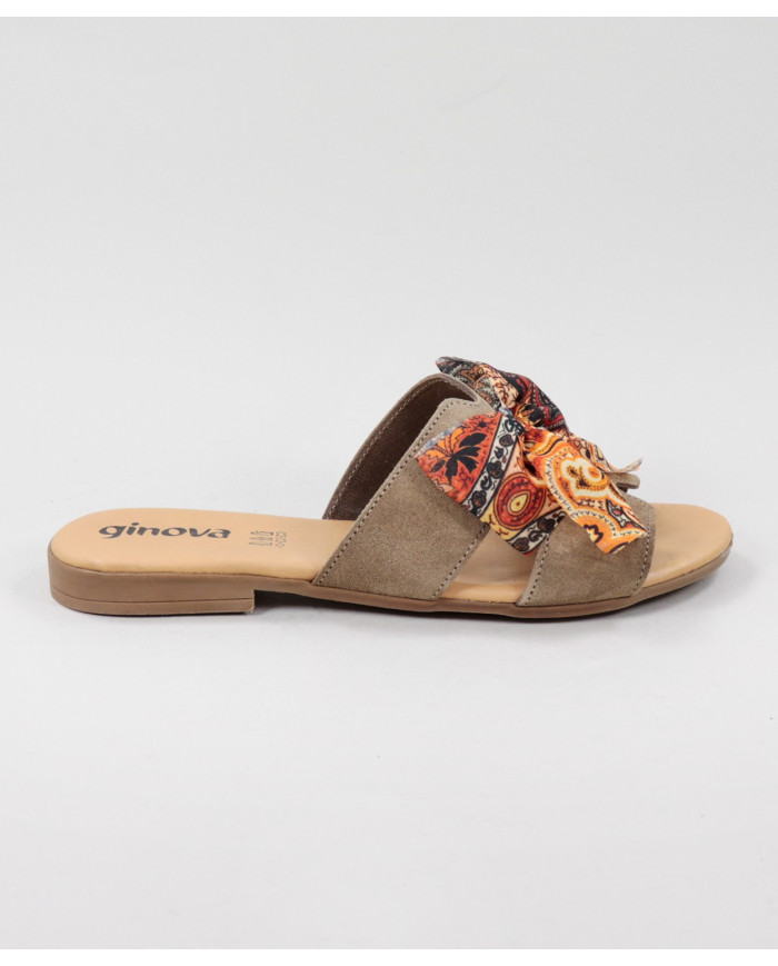 Zapatillas de mujer con encaje de tela