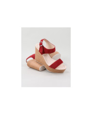 Red Sandals by Mrs. Ginova in Cunha