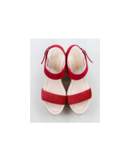Red Sandals by Mrs. Ginova in Cunha