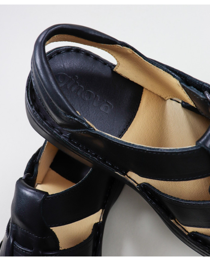 Ginova Man Sandalias en la piel