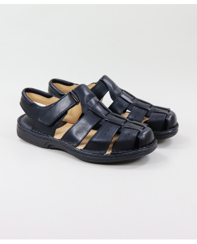 Ginova Man Sandalias en la piel