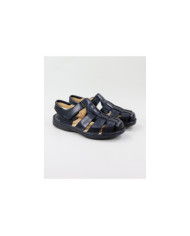 Ginova Man Sandalias en la piel