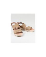 Taupe de Senhora Ginova sandals with Tiras