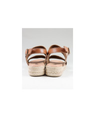 Taupe de Senhora Ginova sandals with Tiras