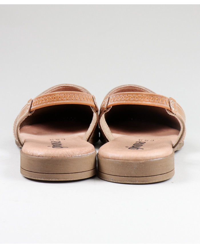 Sandals Taupe by Senhora Ginova Perforated