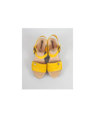 Yellow Sandals of Lady Ginova with Adjustable Strip