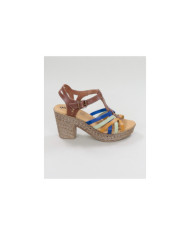 Sandalias de Lady Ginova con Strips en Skin