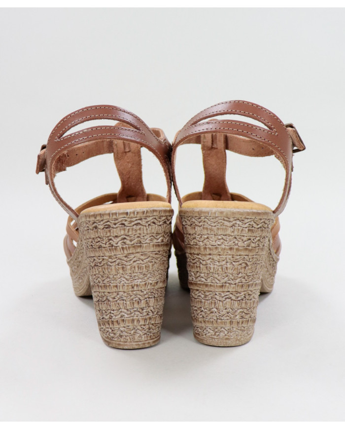 Sandalias de Lady Ginova con Strips en Skin