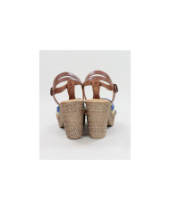 Sandals of Lady Ginova with Strips in Skin