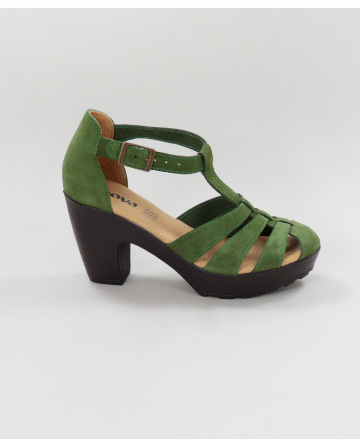 Sandalias de Senhora Ginova en Camurça