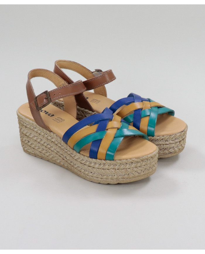 Sandalias de Senhora Ginova de Plataforma