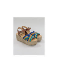 Multicolored Platform Sandals by Lady Ginova