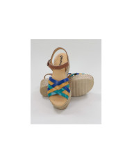 Multicolored Platform Sandals by Lady Ginova