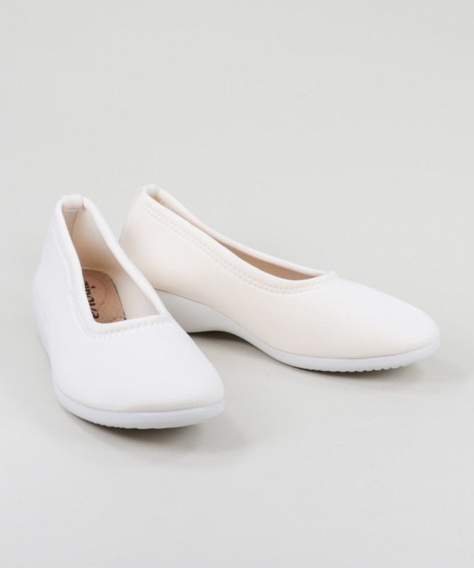 Sapatos Brancos Ortopédicos Elásticos Giconfort