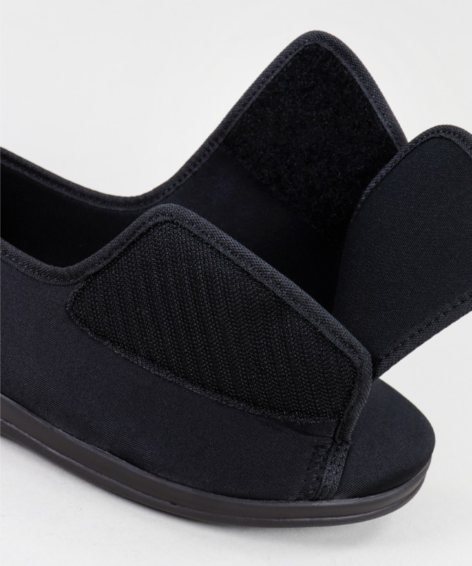 Zapatos cómodos para mujer con velcro con apertura total