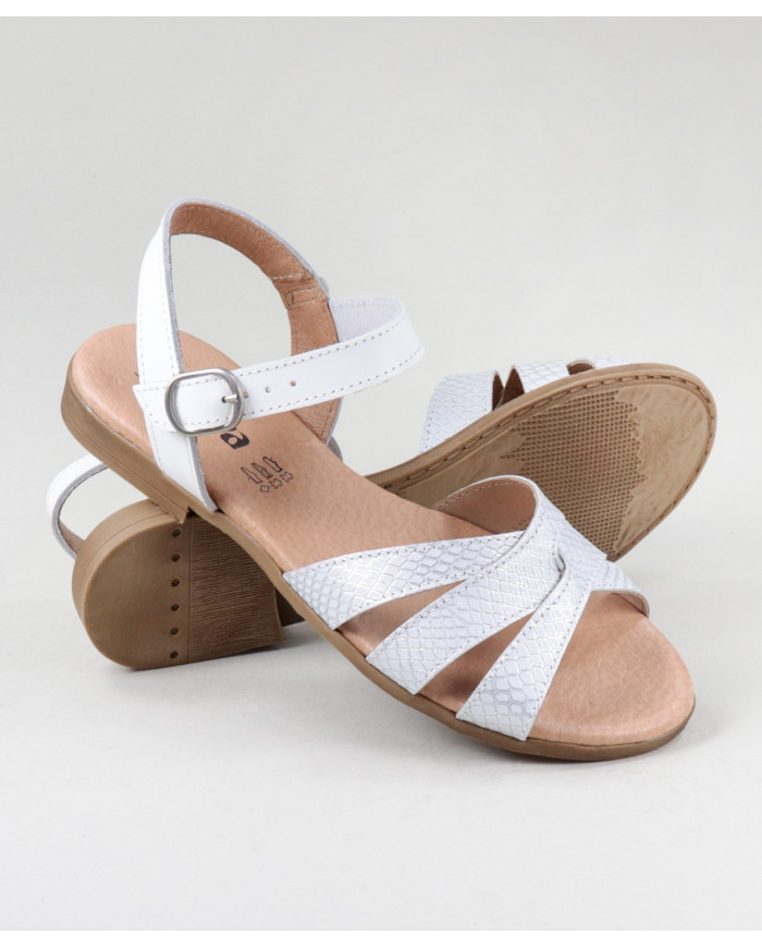 Ginova Women's Sandals with Cross Strips