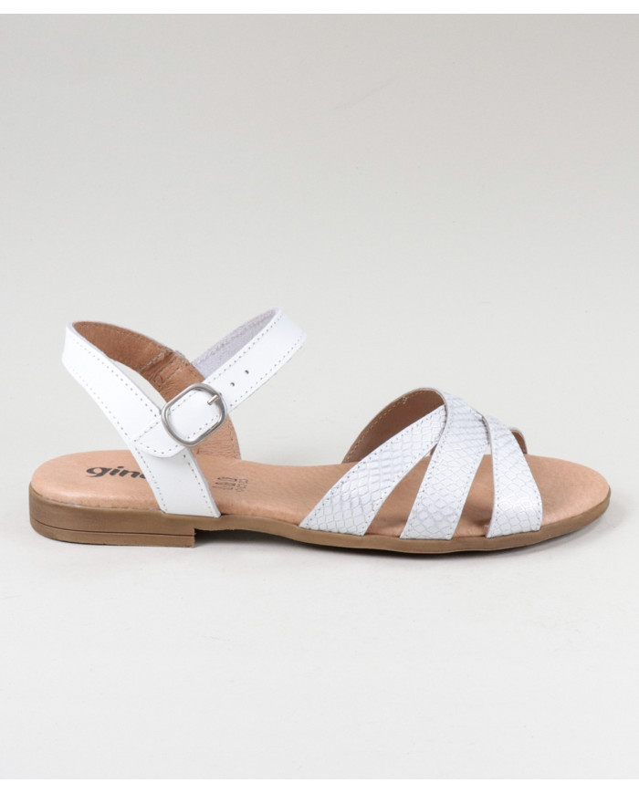 Ginova Women's Sandals with Cross Strips