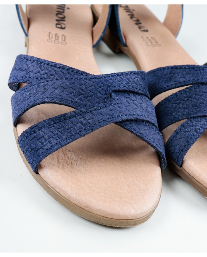 Ginova Women's Sandals with Cross Strips