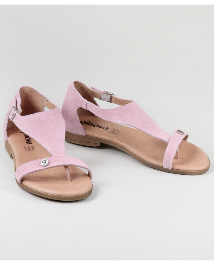 Sandalias de mujeres Ginova en Camurça