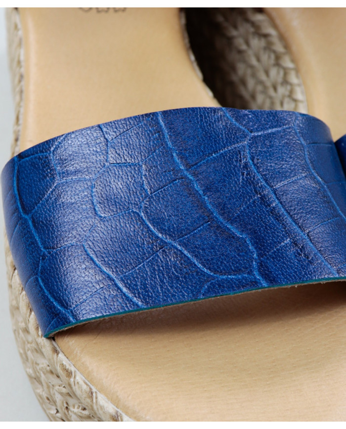 Blue Sandals by Mrs. Ginova Compensated