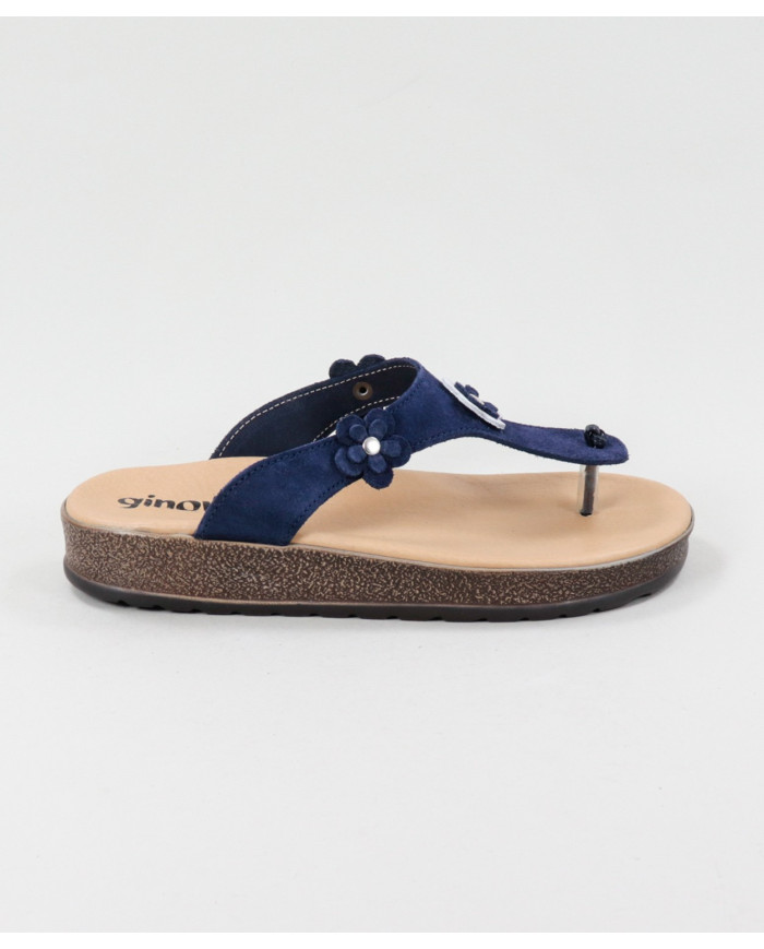 Ms. Ginova Slippers with Flower Decorative