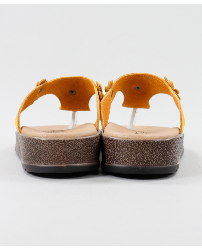 Ms. Ginova Slippers with Flower Decorative