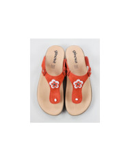 Ms. Ginova Slippers with Flower Decorative
