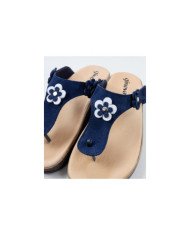 Ms. Ginova Slippers with Flower Decorative