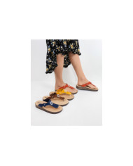 Ms. Ginova Slippers with Flower Decorative